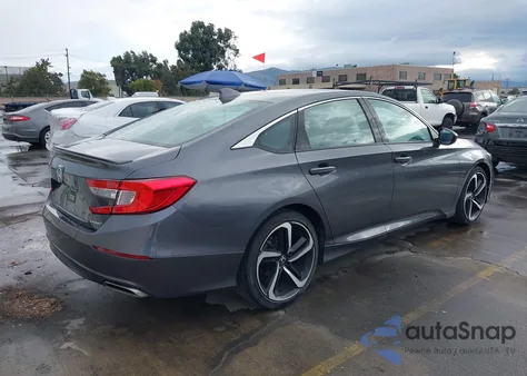 2018 Honda Accord Sport from USA, damaged, VIN 1HGCV1F37JA066953